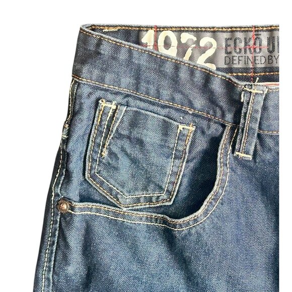 ECKO UNLTD. 1972 #93536 Men's Straight Leg Jeans Dark Wash Size 32x30 - Picture 4 of 15